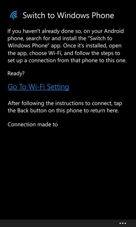 Switch to Windows Phone Screenshots 2