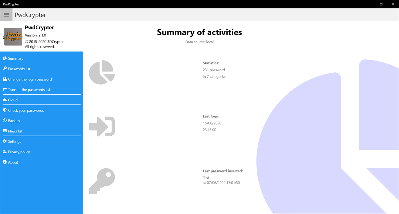 #3. PwdCrypter (Windows) Podle: 3DCrypter