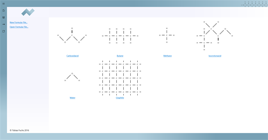 Structural Formula Editor screenshot 1