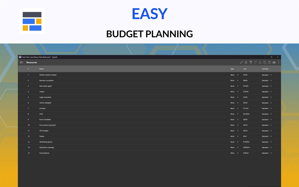 #3. Ingantt: Gantt chart project planner with AI (Windows) 由: Ingantt Development
