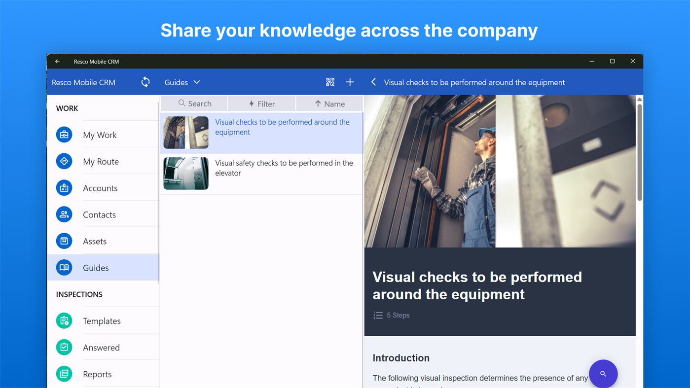 #4. Resco Mobile CRM (Windows) 来自: Resco