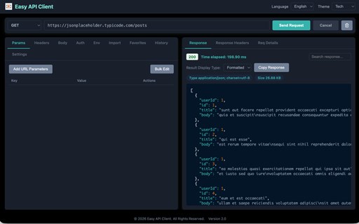 Easy API Client: Simple RESTful API Testing Tool