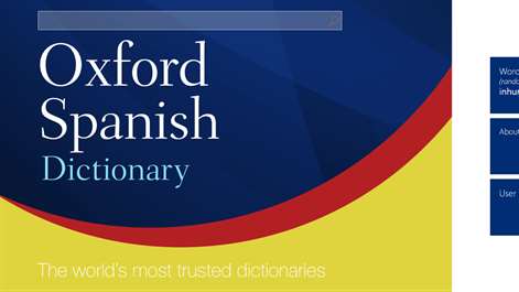 Oxford Spanish Dictionary Screenshots 1