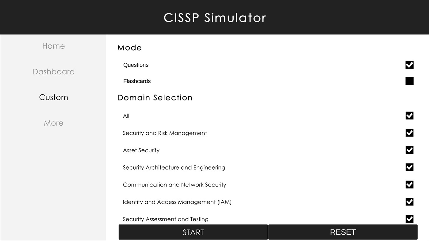 #7. CISSP Simulator (Windows) Von: NewSystem