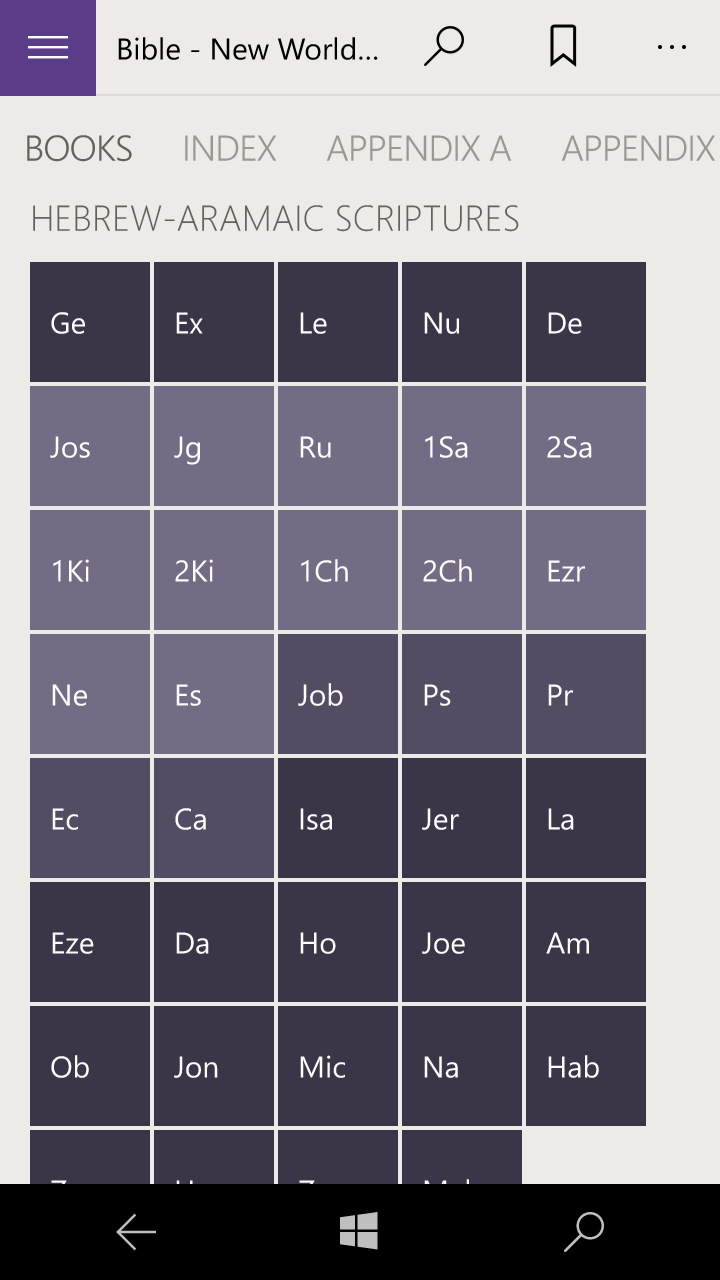 JW Library for Windows 10