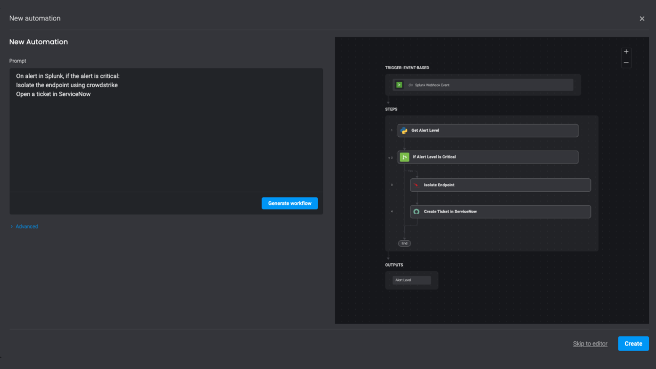 Snapshot 3 of Blink Automation Platform