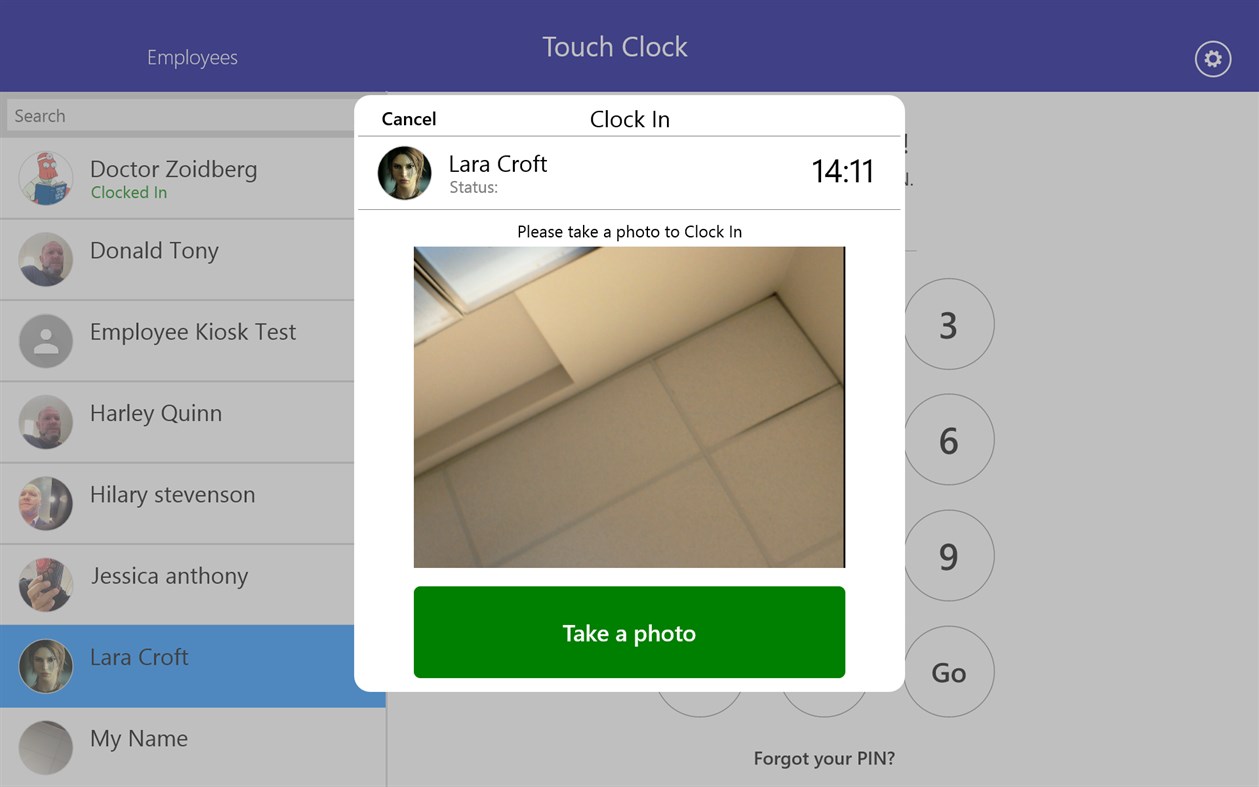 #3. Touch Clock (Windows) By: TouchPoint HCM Solutions