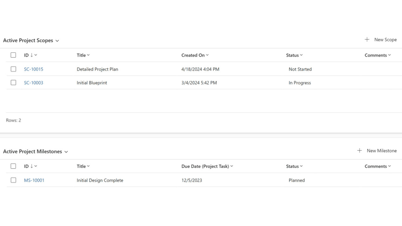 Snapshot 3 of CoPlan: Capital Planning and Project Management Solution