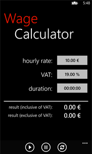 Wage Calculator screenshot 1