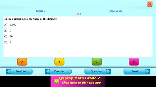 QVprep Lite Learn Math Grade 2 screenshot 5