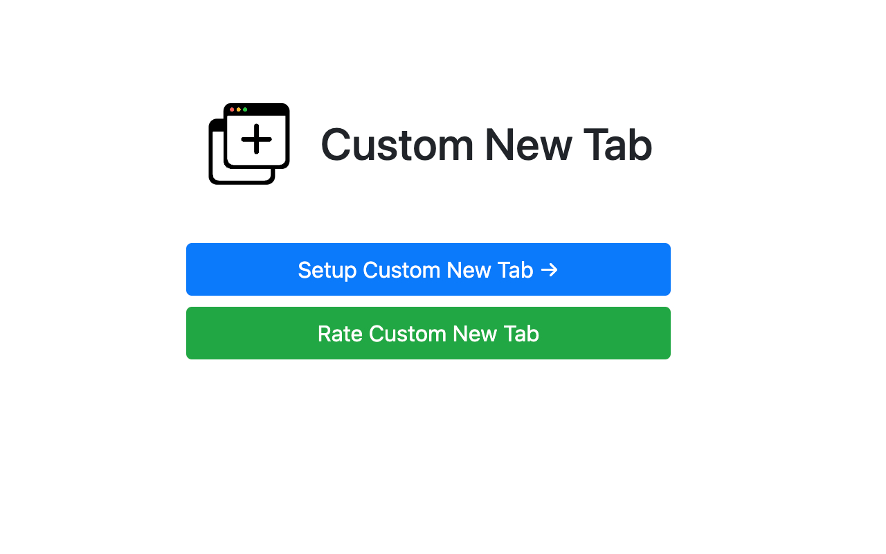 Custom New Tab