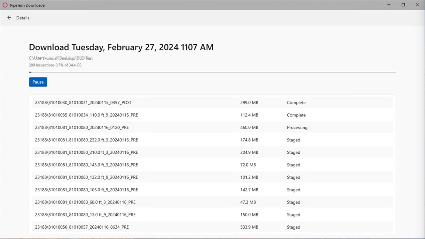 #2. PipeTech Downloader (Windows) 由: Industrial Technology Group, LLC