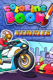 Coloring Book: Vehicles