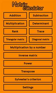 Matrix calculator++ Free screenshot 1