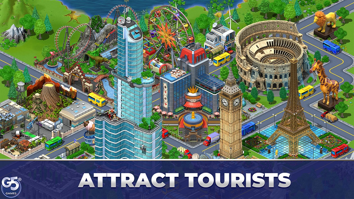 #2. Virtual City Playground: Building Tycoon (Windows) Podle: G5 Entertainment AB