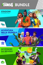 The Sims™ 4 Bundle – Stagioni, Avventura nella Giungla, Accessori da Brivido Stuff