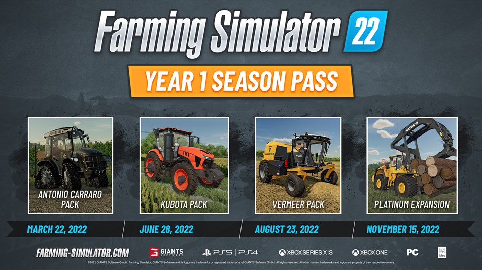 Farming Simulator 22 - YEAR 1 Bundle (Xbox) Bởi: GIANTS Software