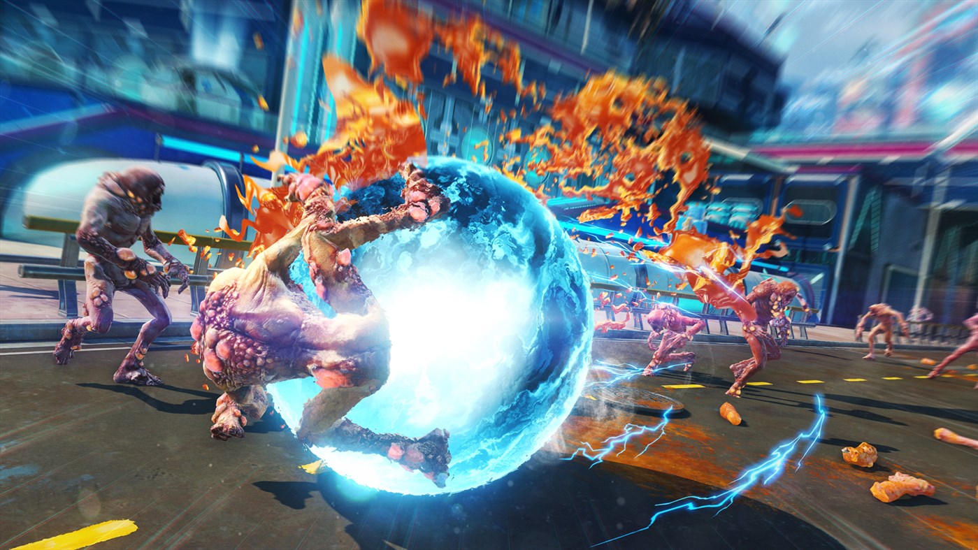 #1. Sunset Overdrive (Windows) di: Xbox Game Studios