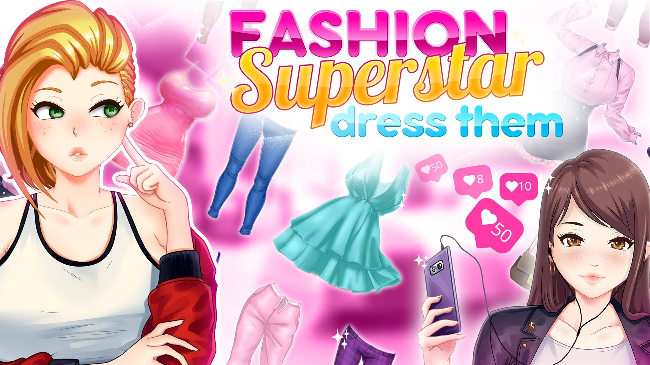 fitted lace wedding dress Superstar Fashion Model - Star Girl Dress Up Games main image 1