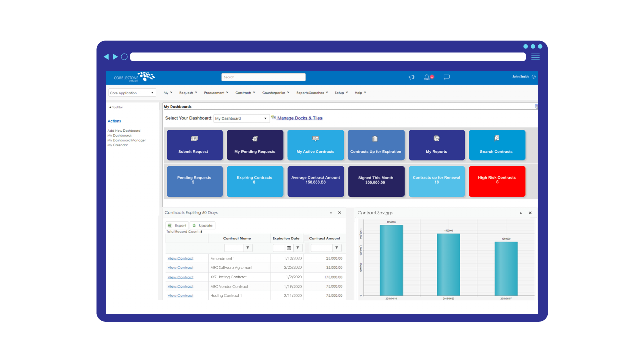 Snapshot 8 of CobbleStone Contract Management Software - CLM
