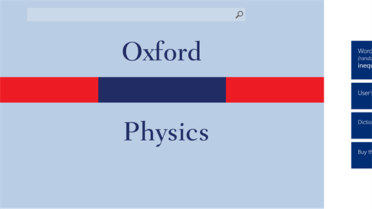 Oxford Dictionary of Physics screenshot 1