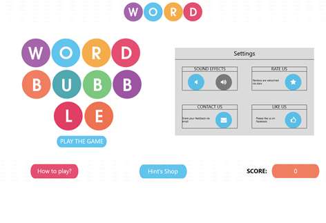 WordBubbles!-Addicting Word Game Screenshots 2