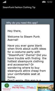 SteamPunk Fashion Clothing Tip screenshot 2