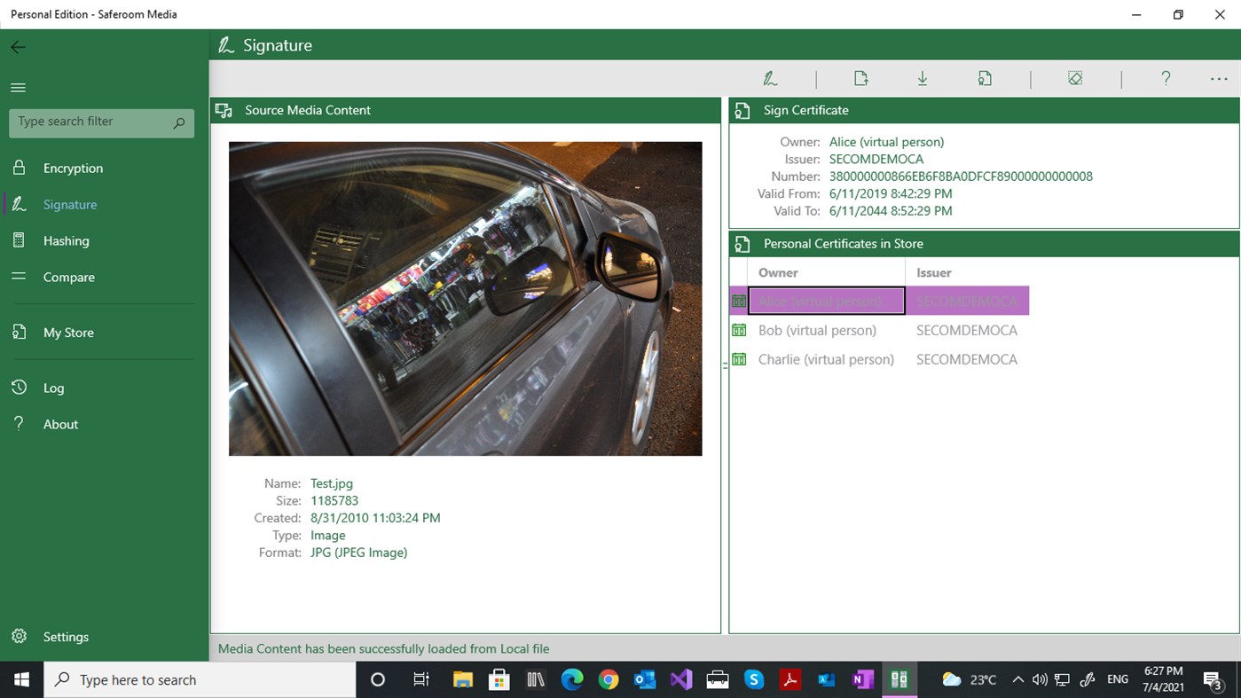 #5. Saferoom.Media (Windows) بواسطة: Security and Communications Software Inc.