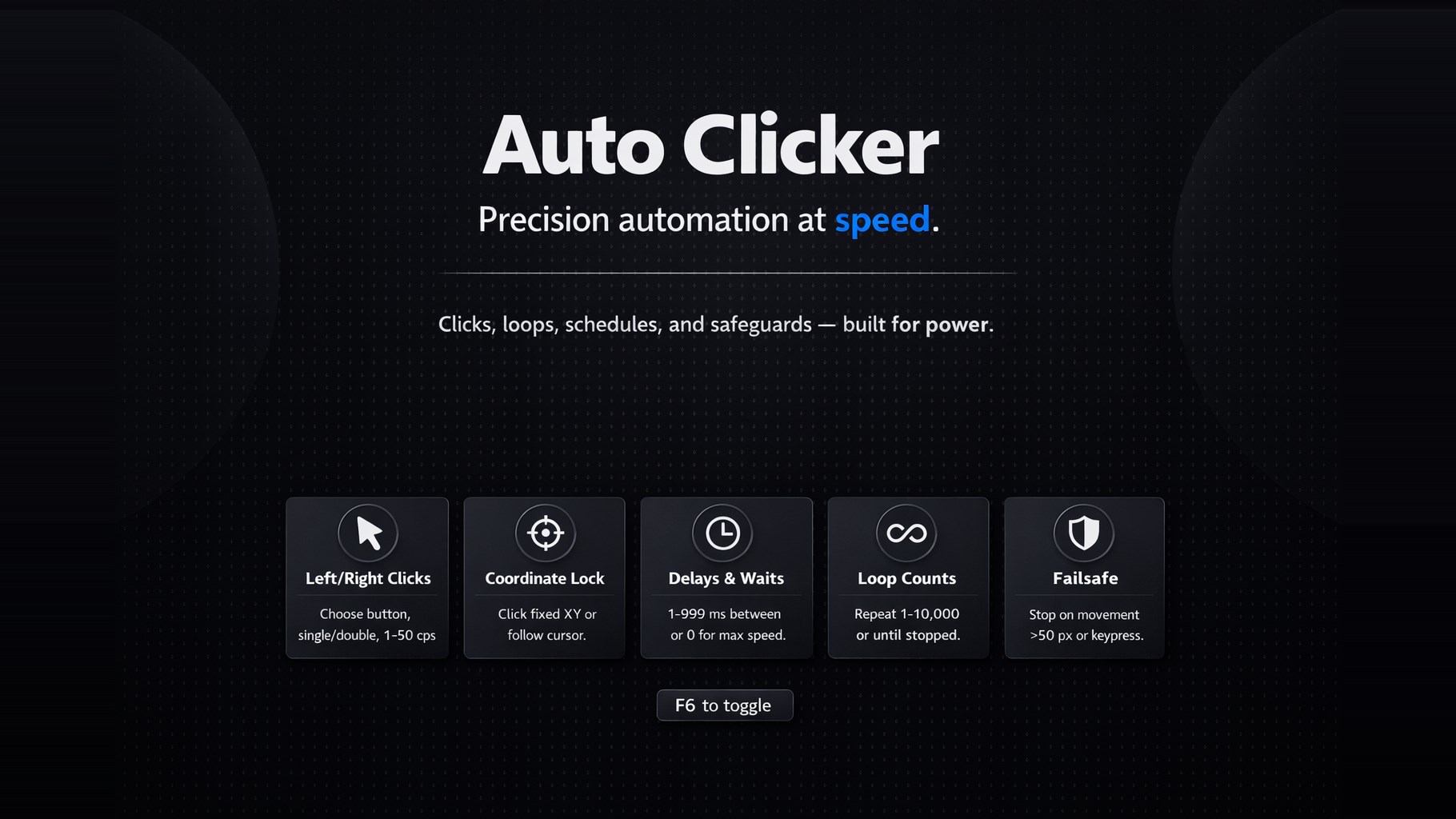 Auto Clicker - CPS Click Speed Test & Macro screenshot