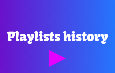 Playlists history small promo image