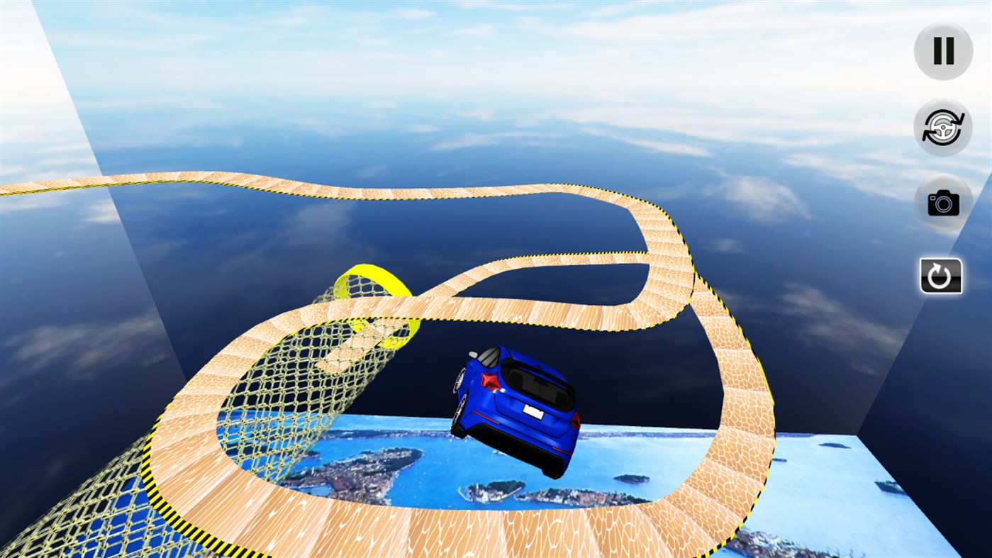 #2. Car Stunt Challenge Race on Air game (Windows) Podle: Khaoula Errami