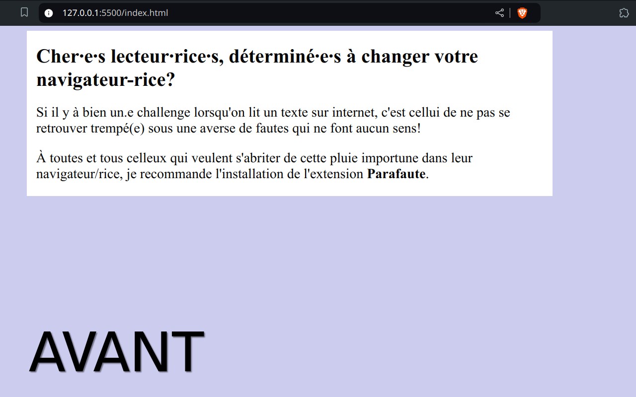 Parafaute