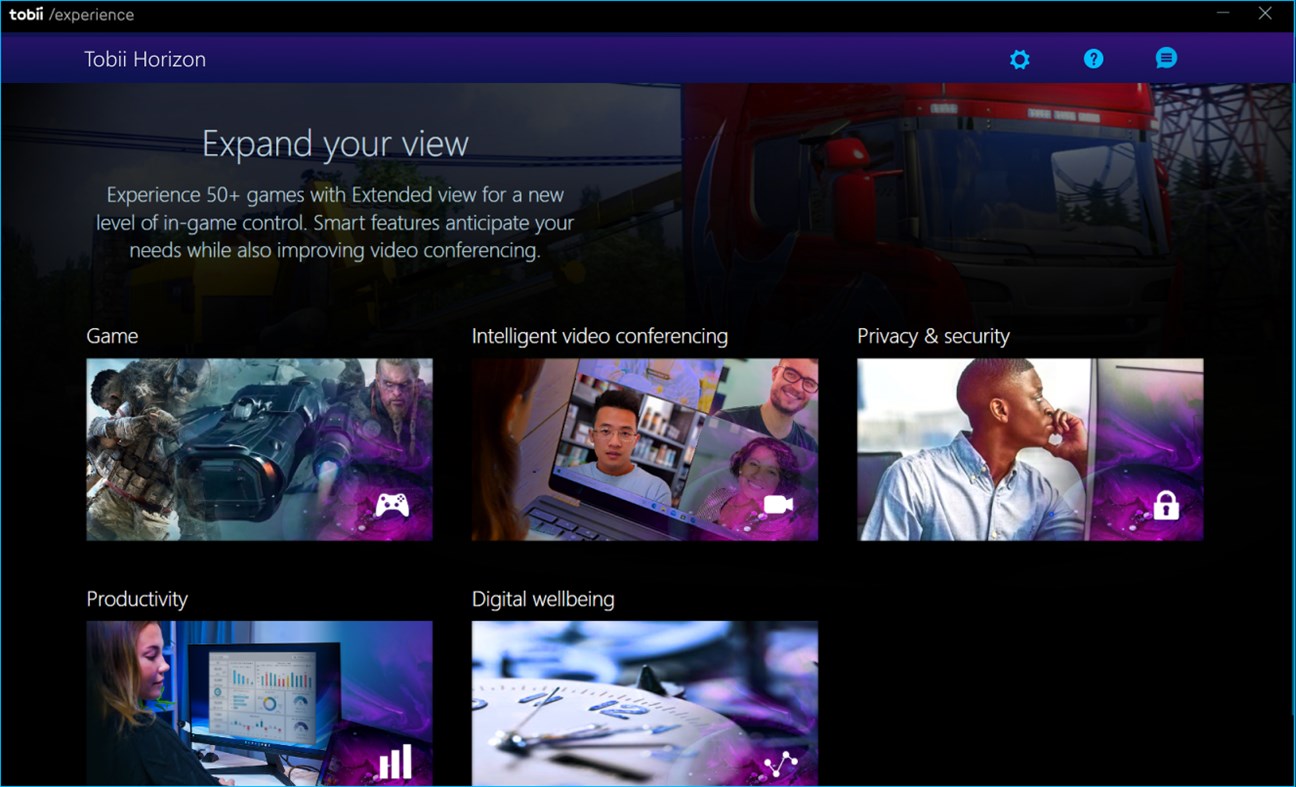 #3. Tobii Experience (Windows) Podle: Tobii AB