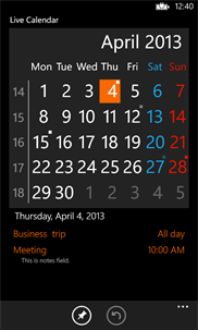 Live Calendar screenshot 4