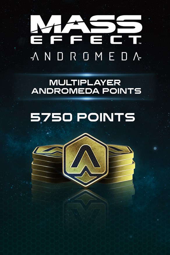 5750 Mass Effect: Andromeda Points Xbox Series X|S and Xbox One cover art