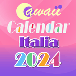 Italia 2024 Cawaii Calendario [gratuito]