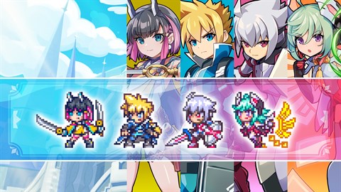 Kingdom's Return - "Azure Striker Gunvolt" Crossover Character Skin