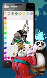 Kung Fu Panda Paint screenshot 5
