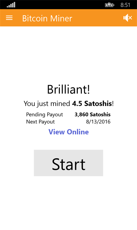 bitcoin miner windows app payout