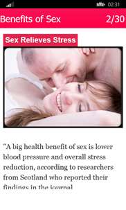 Health Benefits of Having Sex screenshot 2