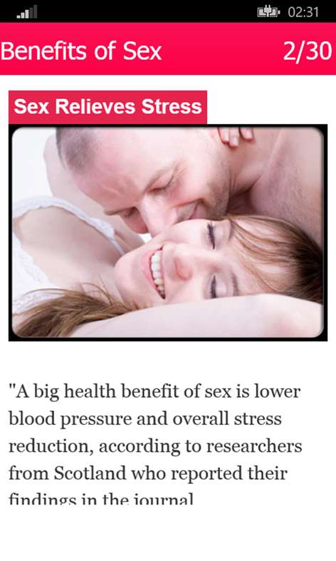 Health Benefits of Having Sex Screenshots 2