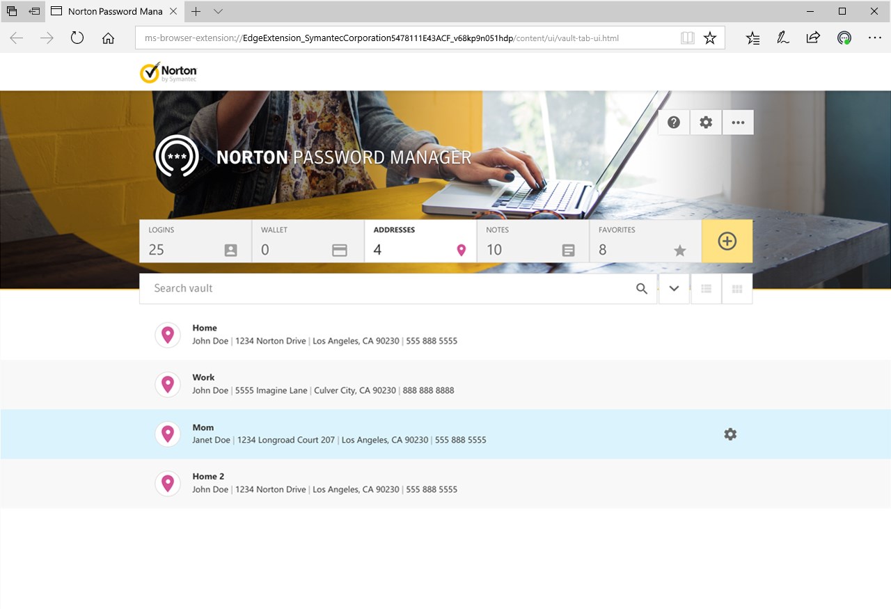 パスワード マネージャー ノートン