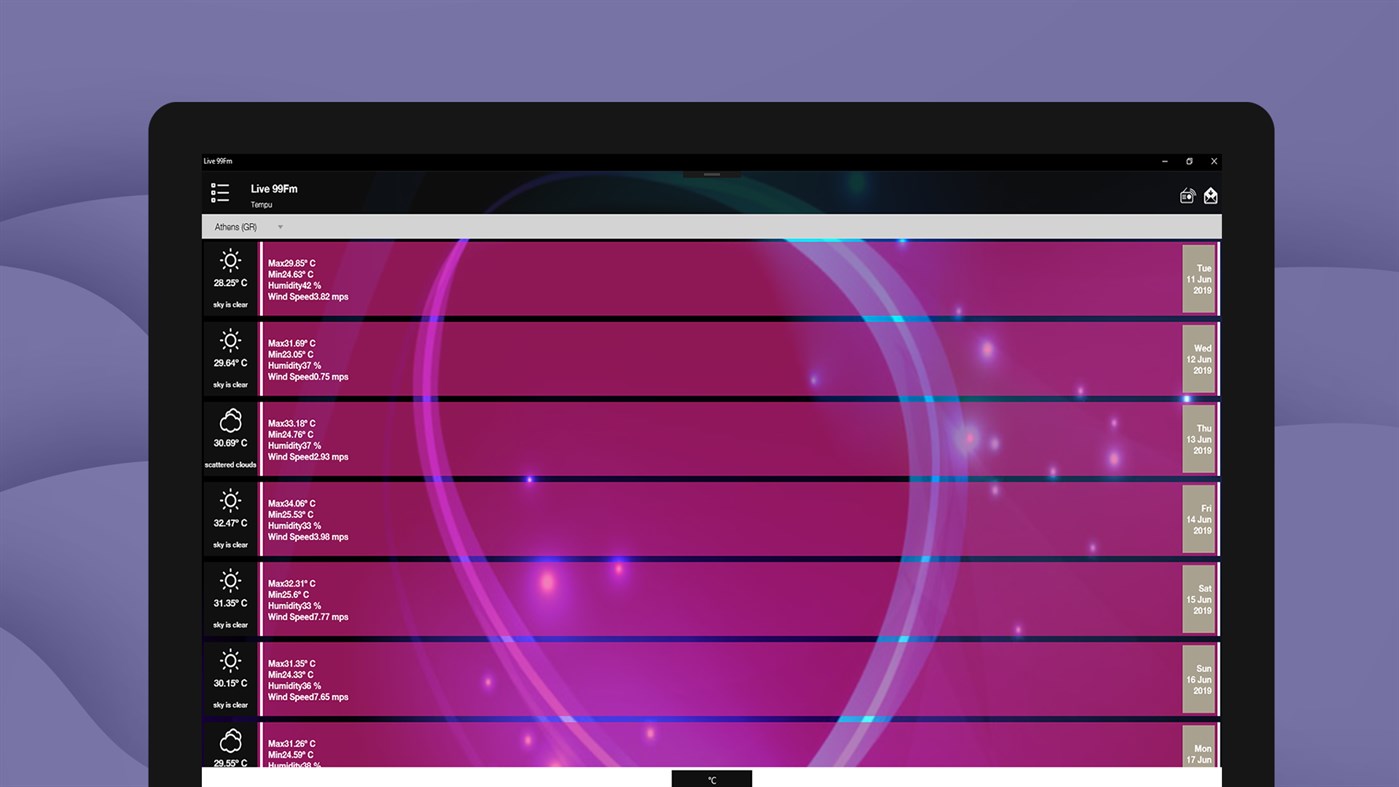 #5. Live 99Fm (Windows) By: ANTHONY ANGILA