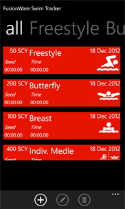 Swim Tracker screenshot 1