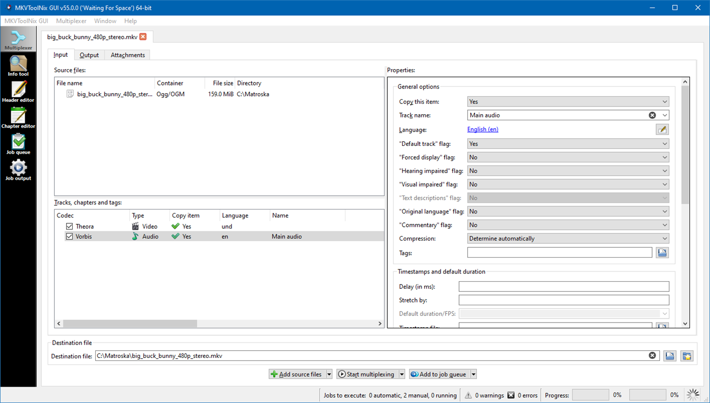 #1. MKVToolNix (Windows) By: Moritz Bunkus