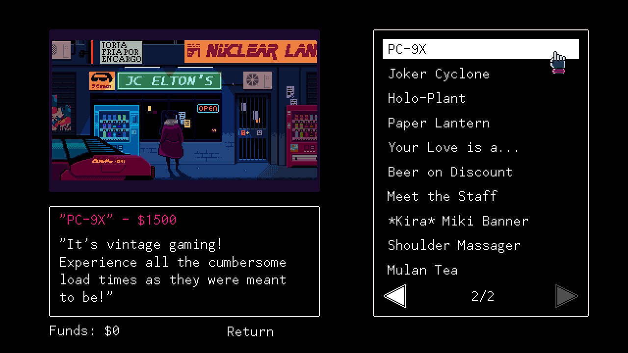 VA-11 Hall-A: Cyberpunk Bartender Action screenshot 9
