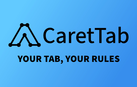 CaretTab - New Tab Dashboard small promo image