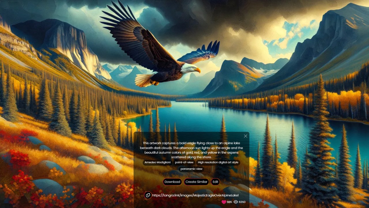 Snapshot 2 of Tangra AI Image Generator