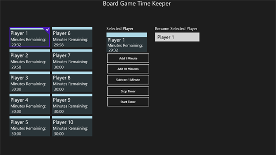 Board Game Time Keeper screenshot 1