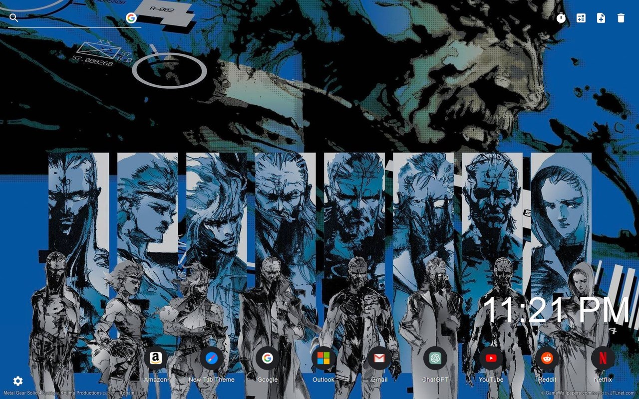 Metal Gear Solid Wallpapers New Tab